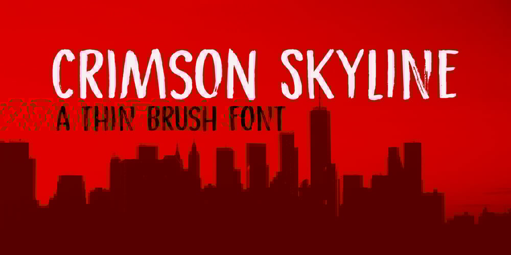 Crimson Skyline font