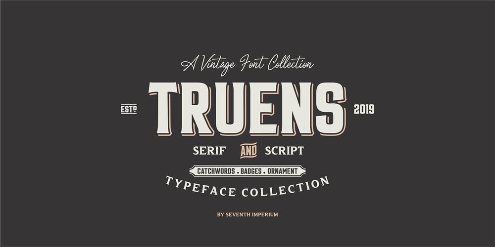 Truens font