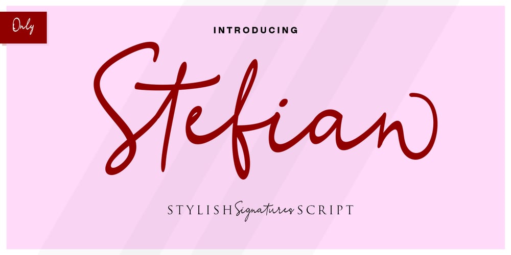 Stefian Script font
