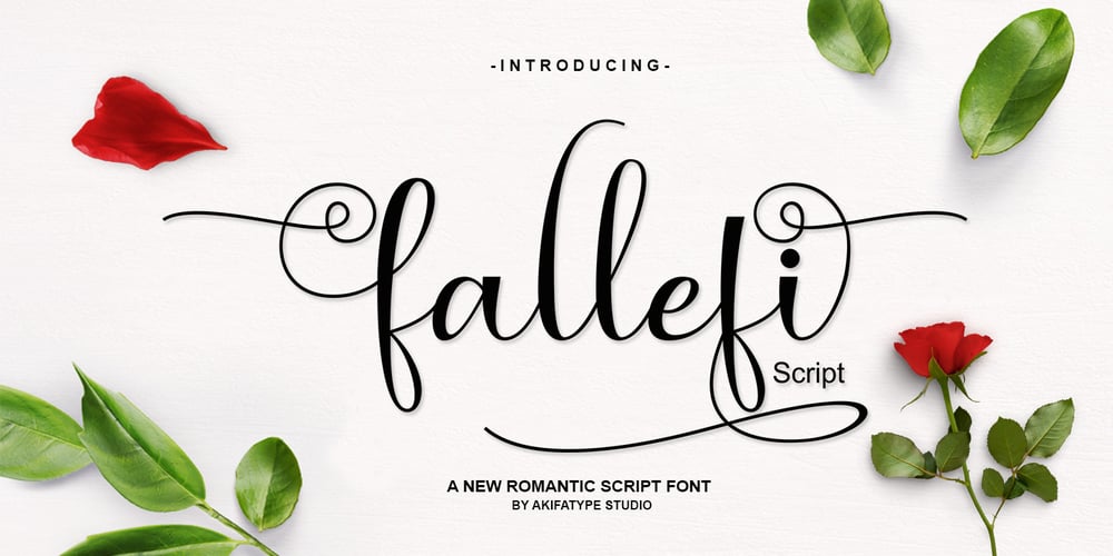 Fallefi Script font