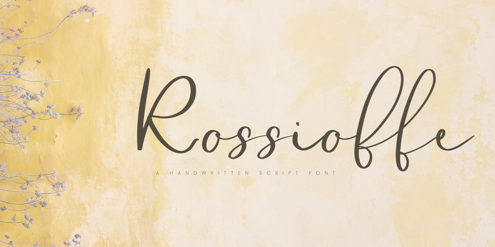 Rossioffe font