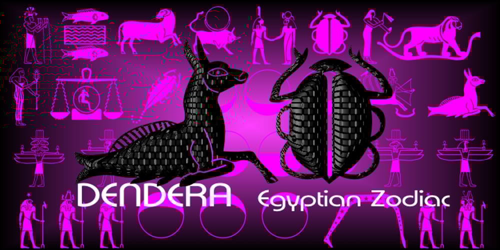 Egyptian Hieroglyphics – Dendera font
