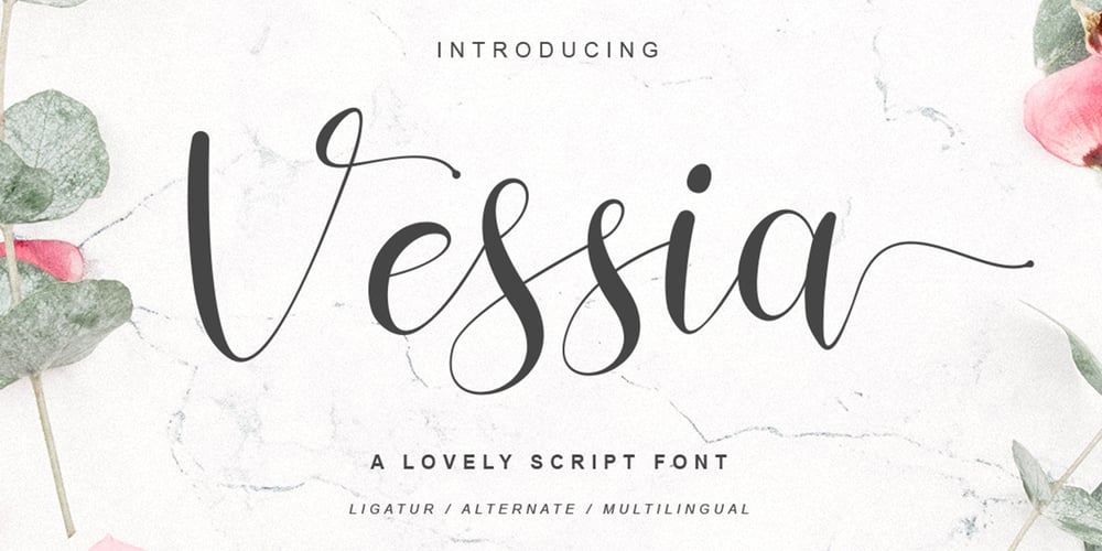 Vessia font