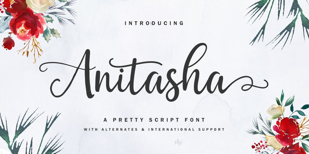 Anitasha font