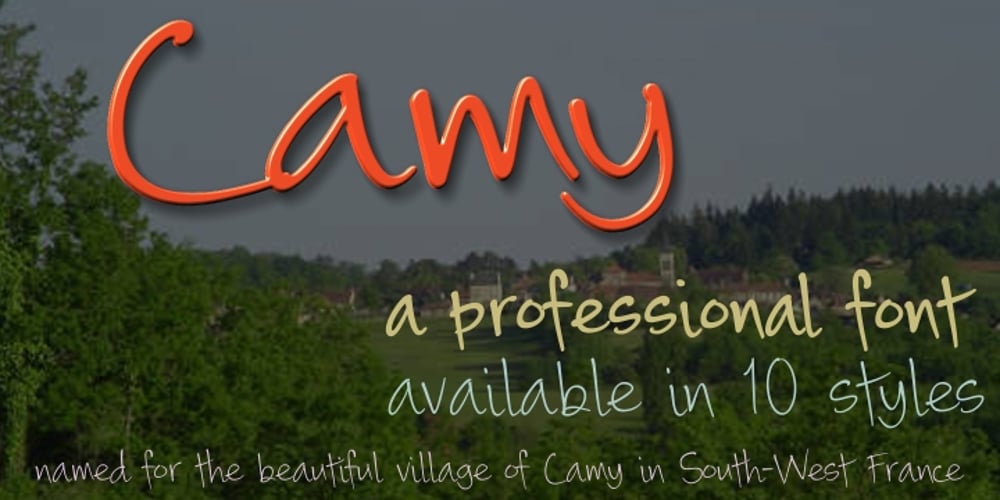 Camy font