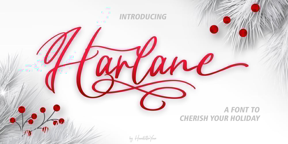 Harlane font