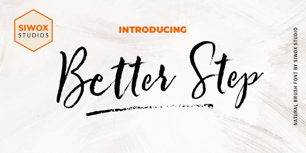 Better Step font