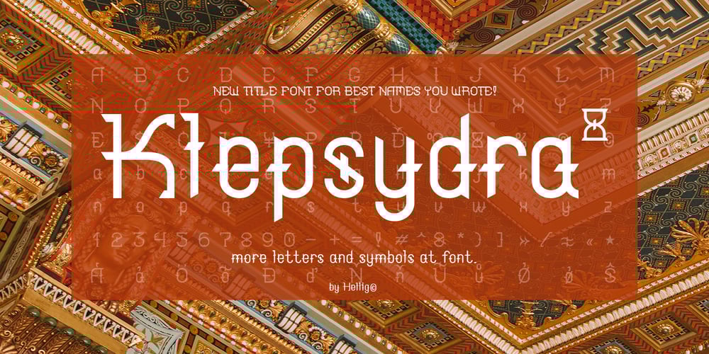 Klepsydra font