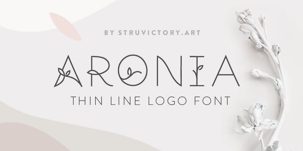 Aronia font