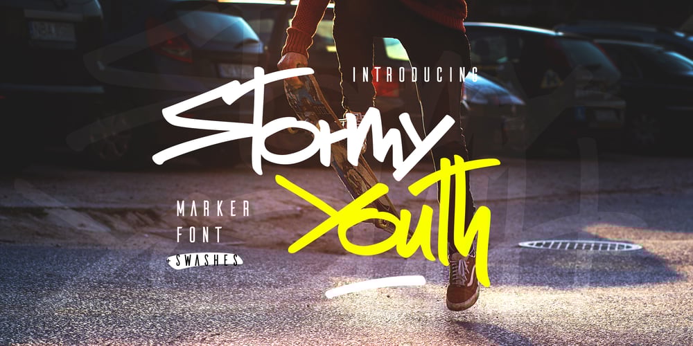 Stormy Youth font