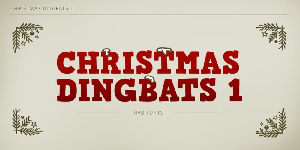 Christmas Dingbats 1 font