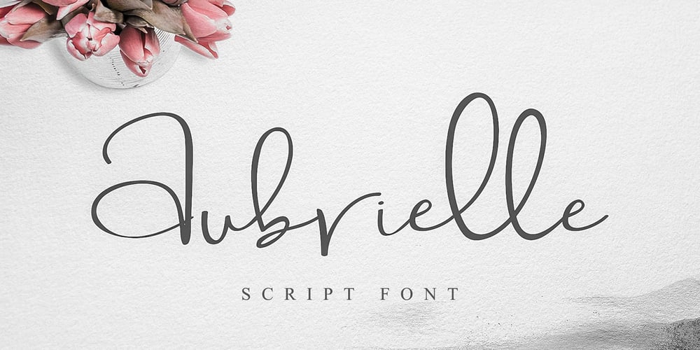 Aubrielle font