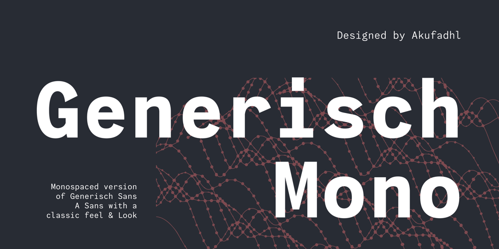 Generisch Mono font