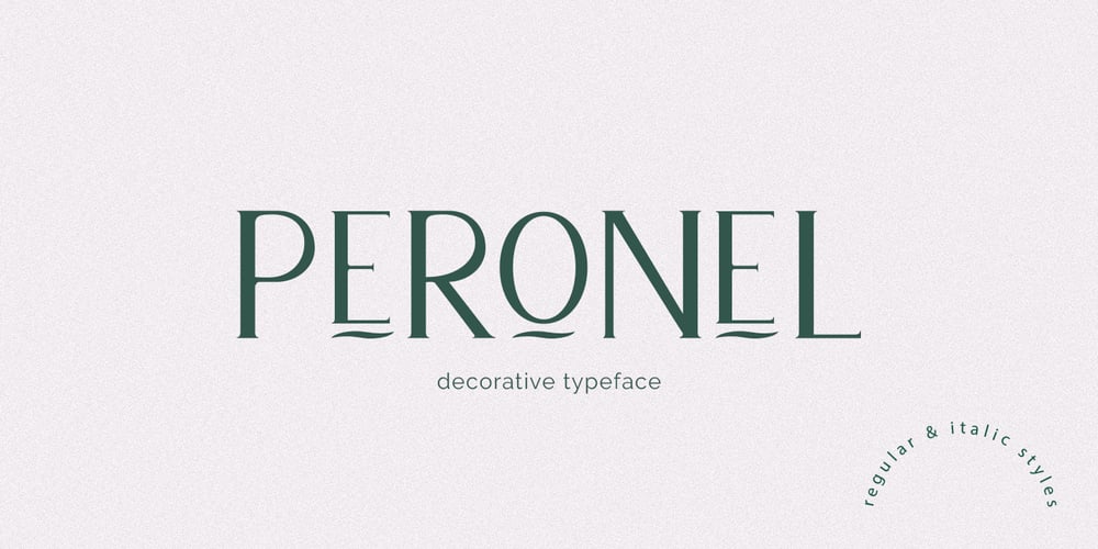 Peronel font