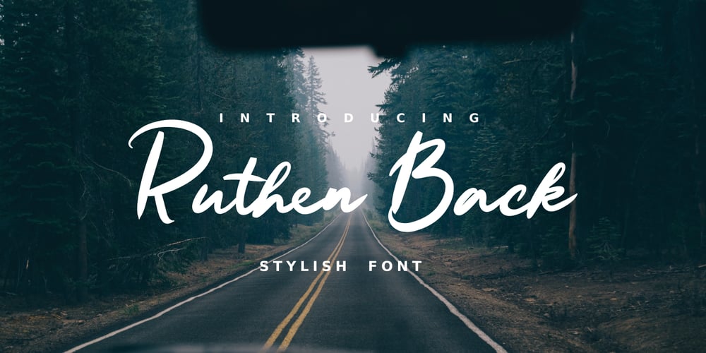 Ruthen Back font