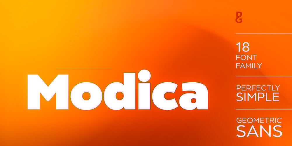 Modica font
