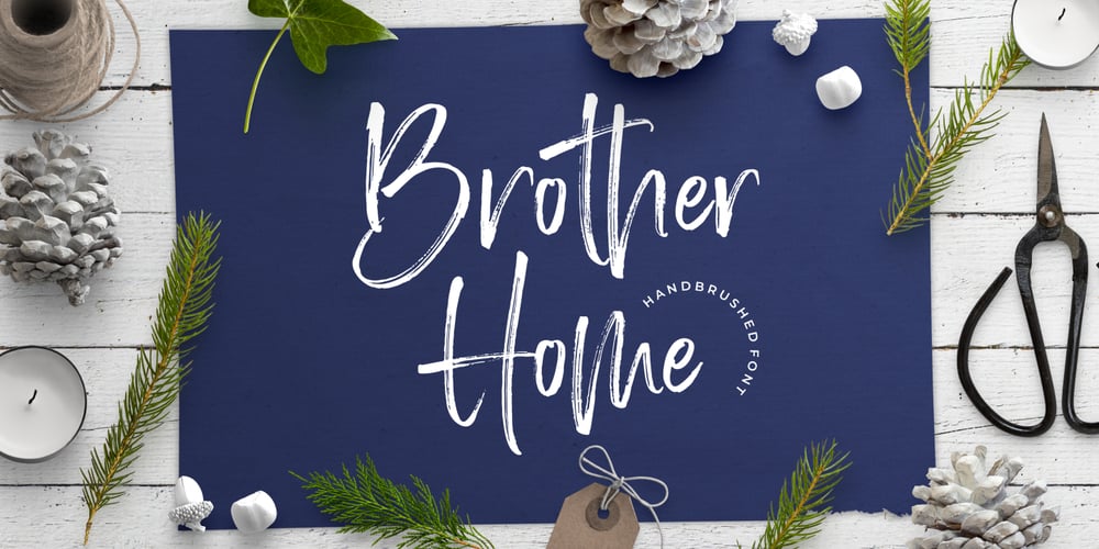 Brother Home font