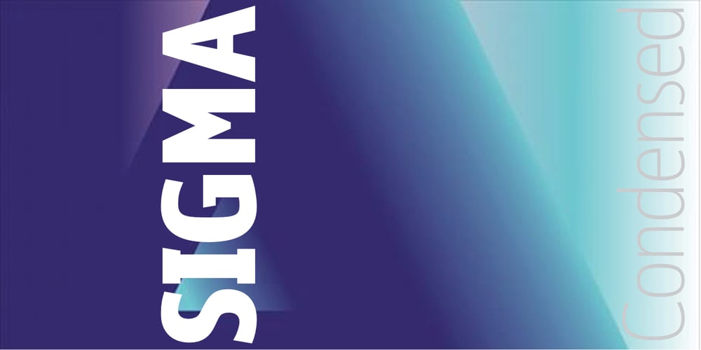 Sigma Condensed font