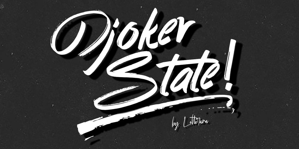 Djoker State font