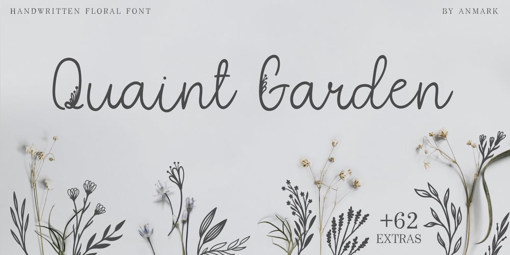 Quaint Garden font