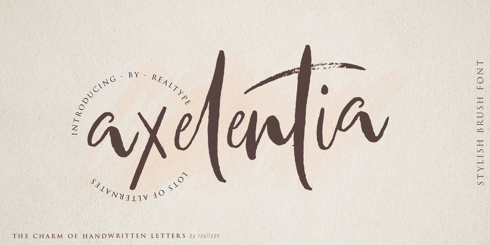 Axelentia font