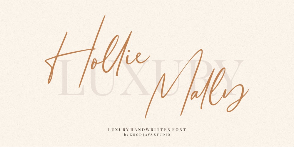 Hollie Mally font
