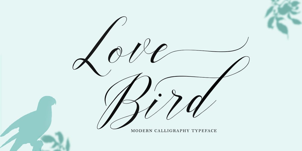 Love Bird font