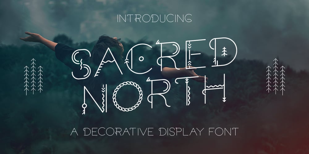 Sacred North font