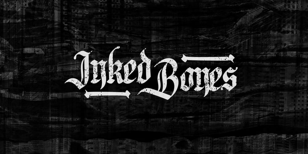 Inked Bones font
