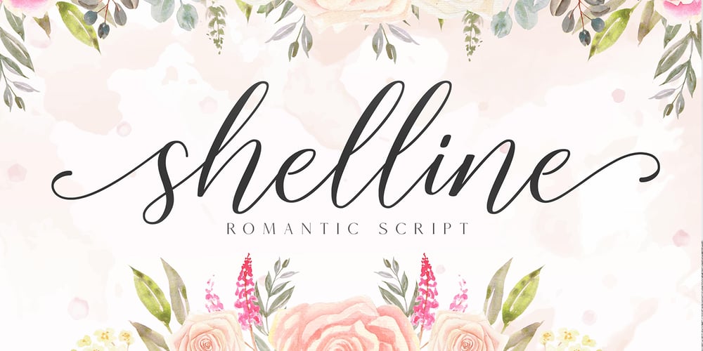 Shelline font