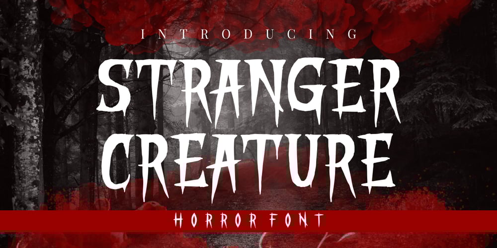 Stranger Creature font