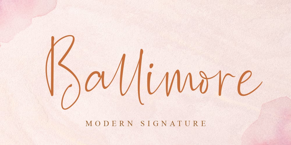 Ballimore font