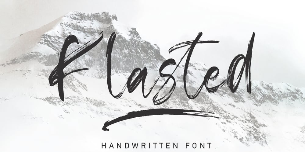 Klasted font