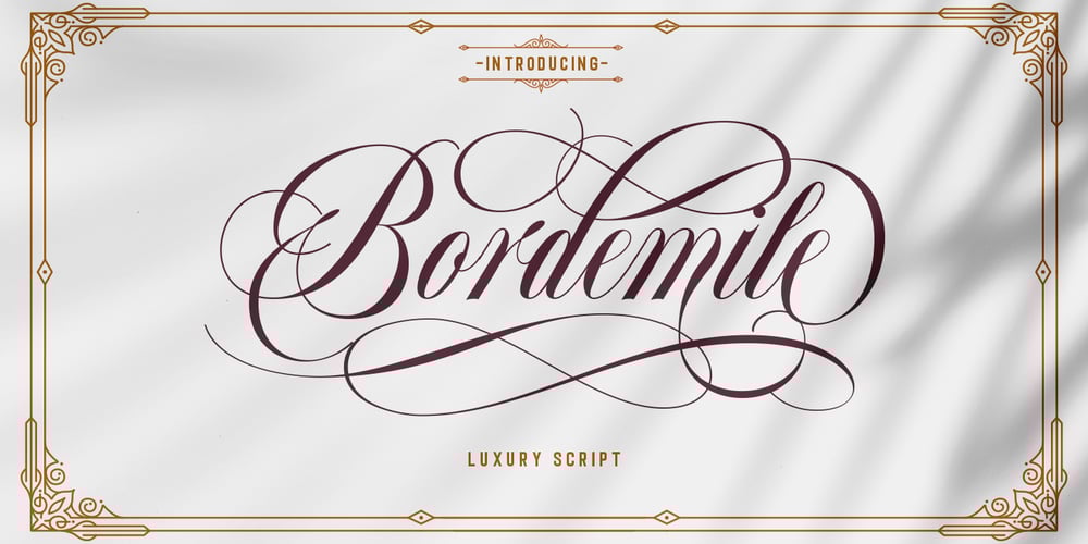 Bordemile font