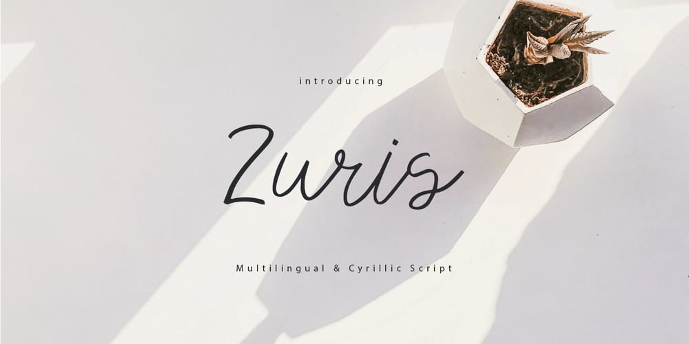 Zuris font