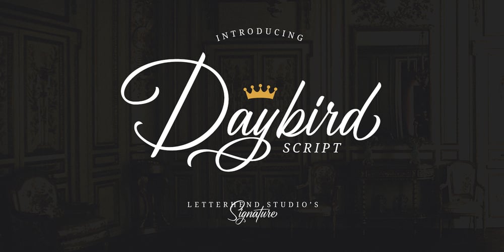 Daybird Script font