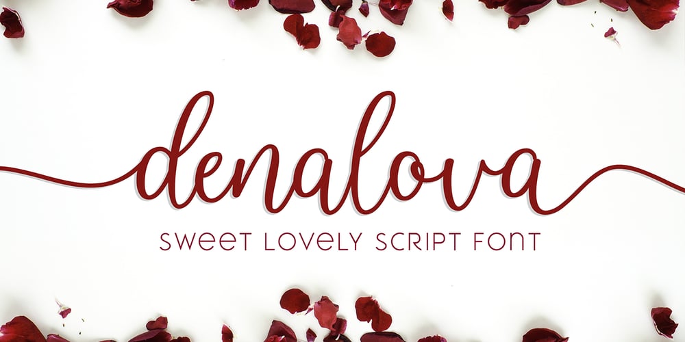 Denalova font