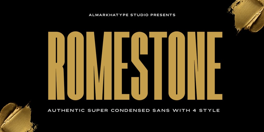 Romestone font