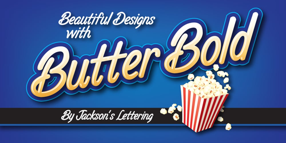Butter Bold font