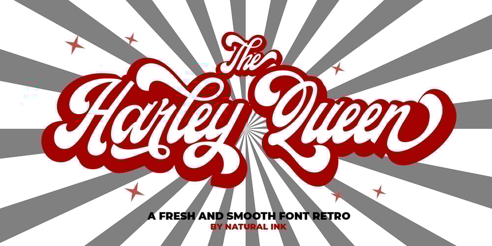 The Harley Queen font