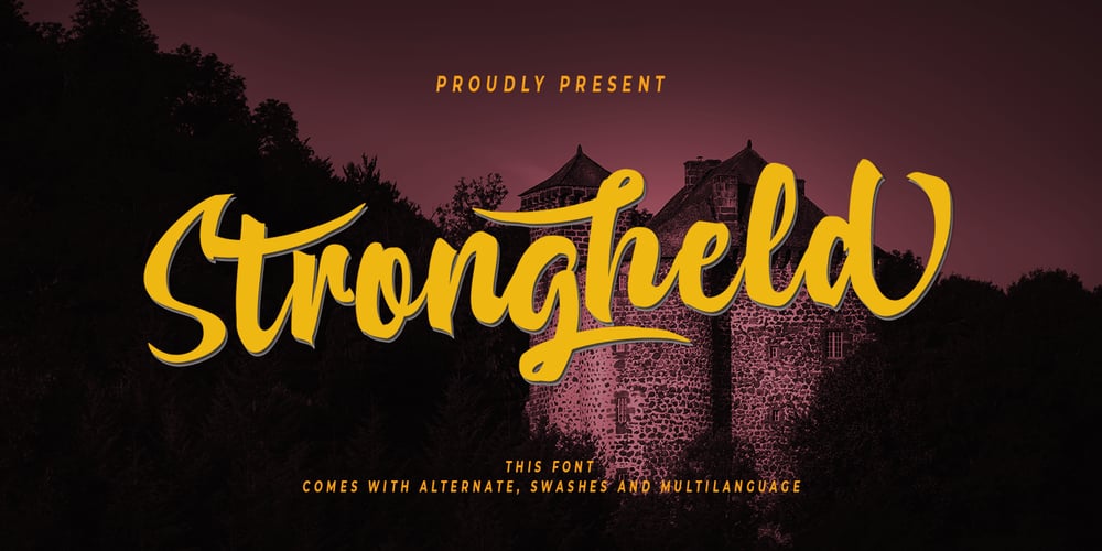 Strongheld font