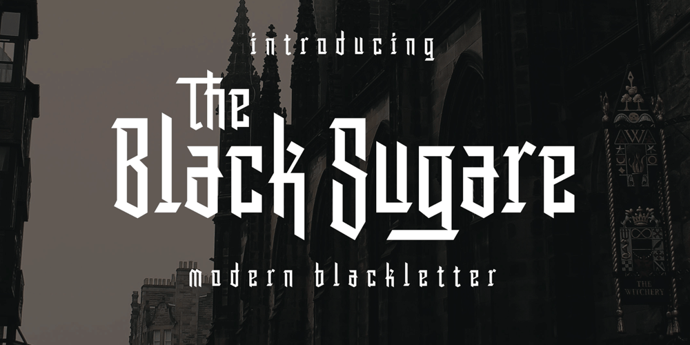The Black Sugare font