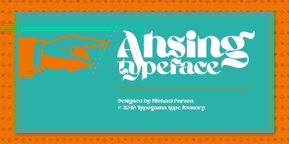 Ahsing font