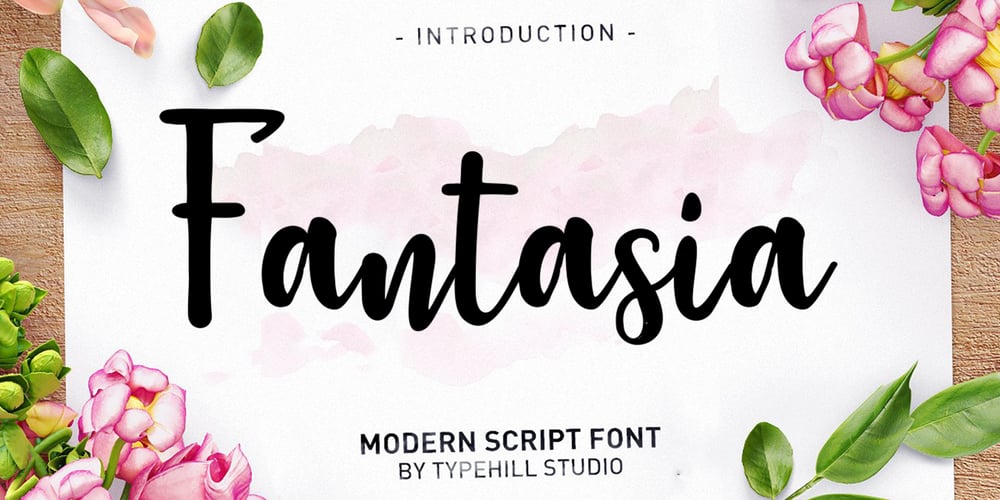 Fantasia Script font