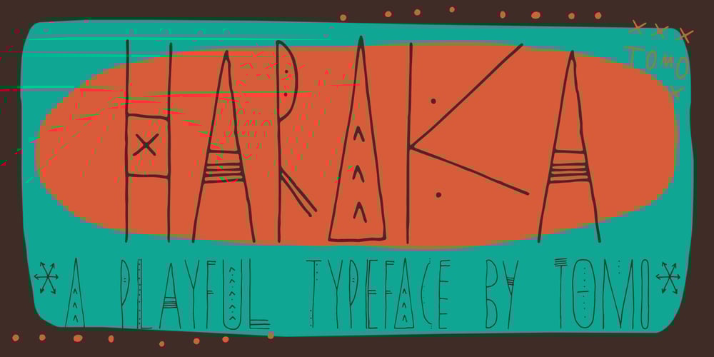 TOMO Haraka font
