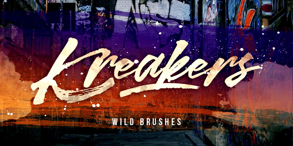 Kreakers Brush font