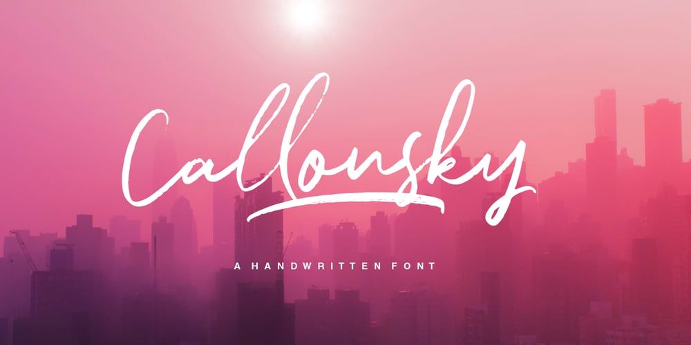 Callonsky Script font
