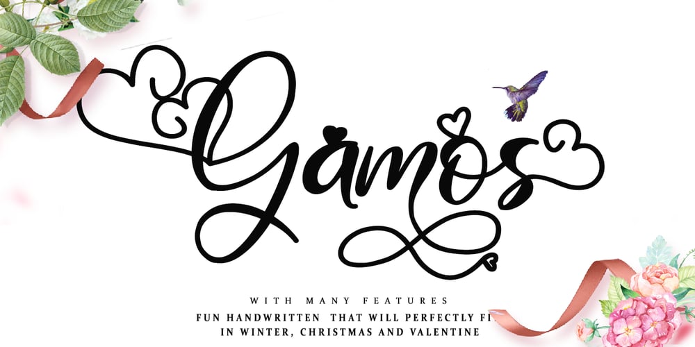 Gamos font