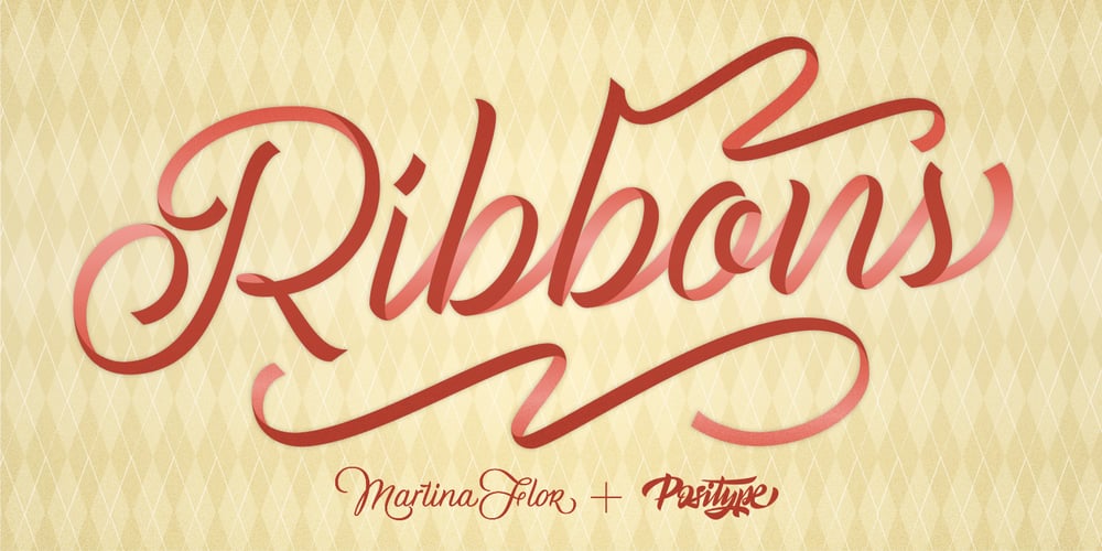 Ribbons font