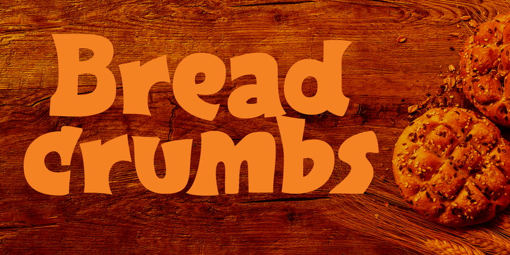 Breadcrumbs font